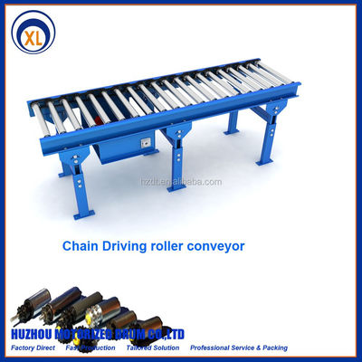 quality  Double Chain Oil Resistant Better Price Driving Double Sprocket Spur Roller Conveyor Made In China factory