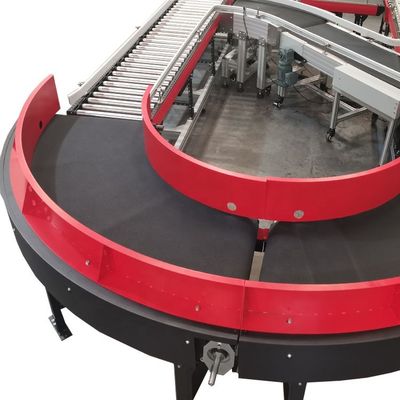 quality  Logistics Curve Belt Conveyor Logistics Curved Conveyor Belts For Material Distribution And Sorting factory