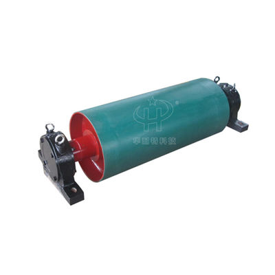 quality  Belt Conveyor Belt Pulley Drum With Rubber Slowdown For Coal Mining factory