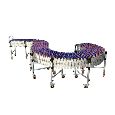 Carbon Steel Oil Gravity Skate Wheel Roller Conveyor Expanding Roller Conveyor Telescopic Non-Heavy Power Plastic