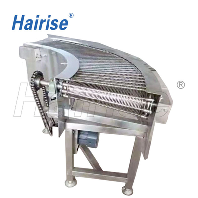 Hairise 20% Oil Saving Heavy Duty Stainless Steel Slat Woven Mesh Woven Conveyor Belt