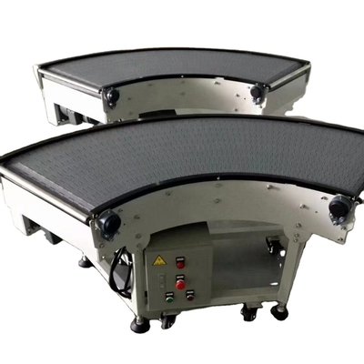 OEM Capacity Heavy Duty Chain Plate Belt Conveyor Machine Turn Plastic Heat Resistant Customized Curved Conveyor