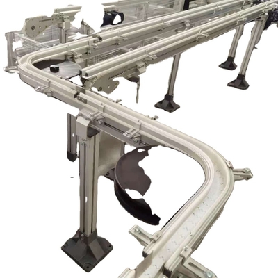 Modular Heat Resistant Conveyor Belt For Filling Machine Food Beverage Bottle Belling Can Heavy Duty Flexible Plastic Top Plate Chain Slat