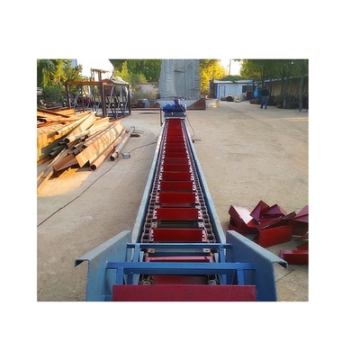 Heat Resistant Scraper Conveyor Grade Bulk Scrap Metal Handling Sorting Slat Drag Pallet Chain Belt Conveyor