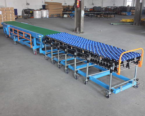 Oil Heavy Duty Mobile Dockless Container Loading Conveyor